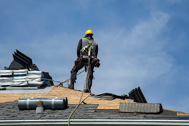 Professional Roofing technician working in Macungie, PA